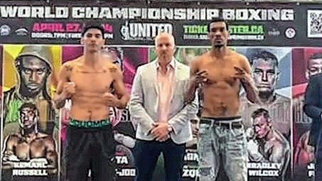 Daniel Aquino y el jamaiquino Joshua Frazer. Daniel Aquino y el jamaiquino Joshua Frazer.