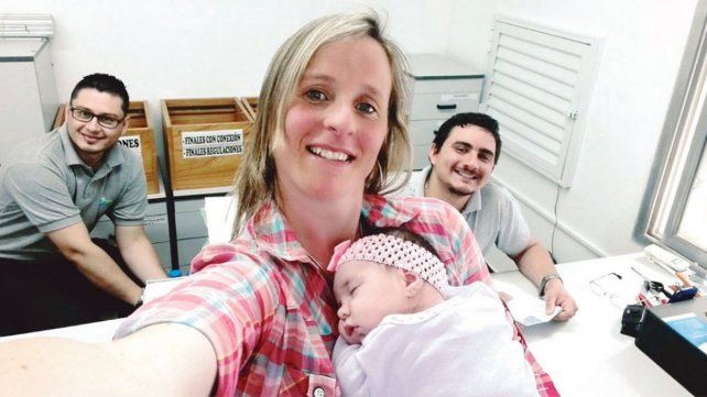 Carolina Roskopf, maestra mayor de obra, gasista matriculada y mamá 