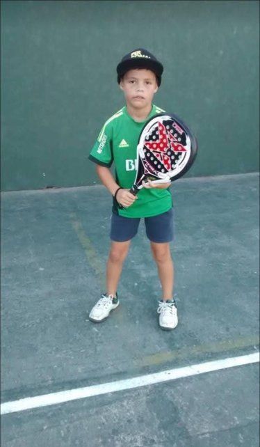 Jeremías Rodríguez practica pádel desde los cuatro años. Jeremías Rodríguez practica pádel desde los cuatro años.