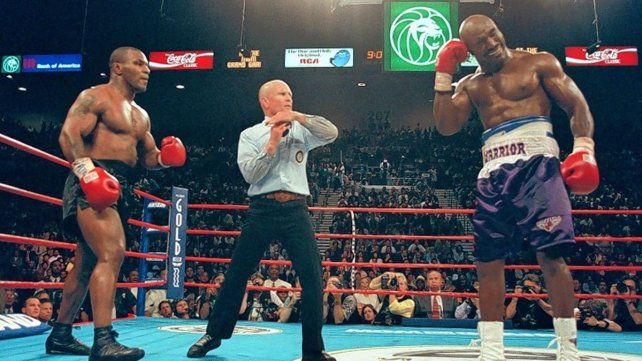 Mike Tyson perdió los dos combates que protagonizó frente a Holyfield en los 90. 