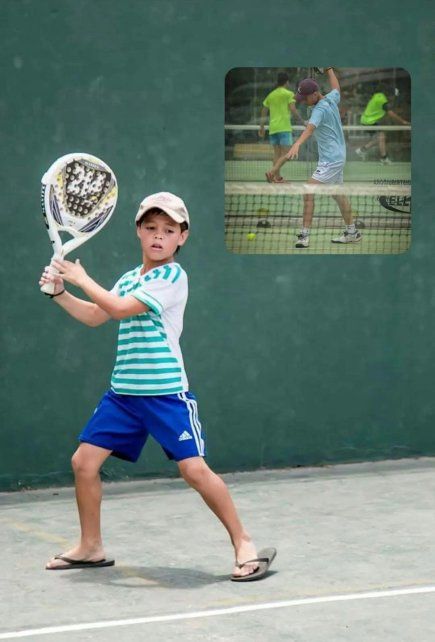 Jeremías Rodríguez practica pádel desde los cuatro años. Jeremías Rodríguez practica pádel desde los cuatro años.