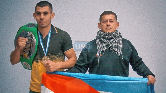 Leo Rodríguez (a la izquierda) y Daniel Bianni, creador del Yarará Team.