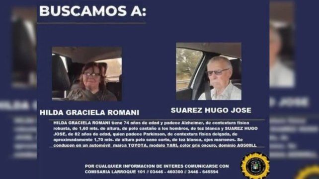 Buscan a un matrimonio que desapareció hace cuatro días Buscan a un matrimonio que desapareció hace cuatro días