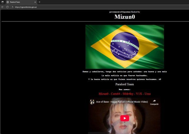 Hackearon la página oficial del Consejo General de Educación de Entre Ríos Hackearon la página oficial del Consejo General de Educación de Entre Ríos