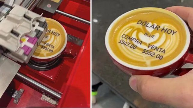 Mediante una máquina que detalla la compra y venta de la moneda estadounidense, el local Air Coffee Store se convirtió en un suceso viral en las redes Mediante una máquina que detalla la compra y venta de la moneda estadounidense, el local Air Coffee Store se convirtió en un suceso viral en las redes