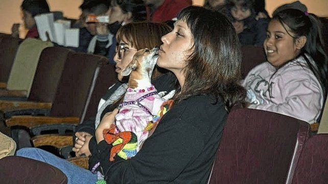 En una sala adaptada, las mascotas y sus humanos pudieron disfrutar del film DC Comics Liga de Supermascotas. Lo recaudado tiene un fin benéfico