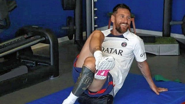 Messi volvió a los entrenamientos