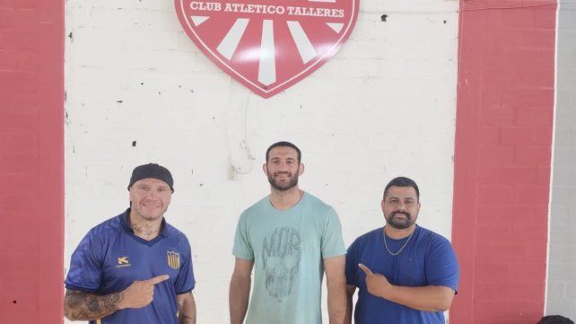 Wenceslao Mansilla, Franco Catena y Alejandro Coronel en el estadio Raúl Bibi Gómez del Rojo. Wenceslao Mansilla, Franco Catena y Alejandro Coronel en el estadio Raúl Bibi Gómez del Rojo.