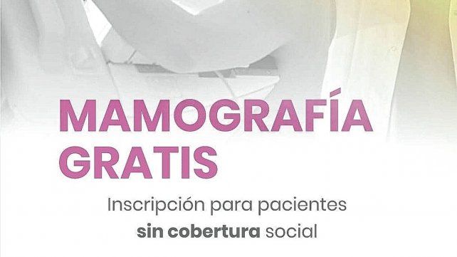 Mamógrafo. La gran lucha de la ong es conseguir aparatología para la ciudad de Diamante. Actualmente llevan a las mujeres que requieran chequeos gratuitos a Ramírez.
