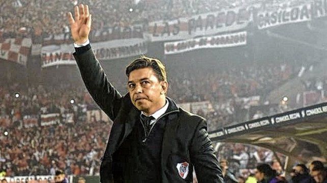 Gallardo y su último partido ante la gente de River.