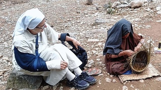 Sara Dalzotto. En una entrevista con UNO desde la misión destacó la calidez de las comunidades nativas.