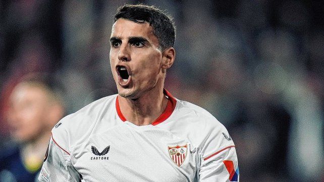 Erik Lamela convirtió un gol en la victoria del Sevilla.
