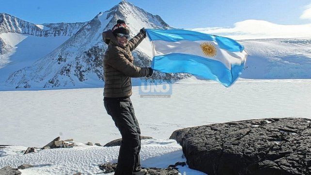 Antártida Argentina. La sargento Solange Yubar estuvo un año en Base Esperanza.