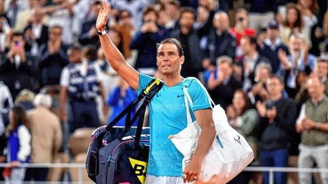 Rafa Nadal jugó su último partido en el Roland Garros. Rafa Nadal jugó su último partido en el Roland Garros.