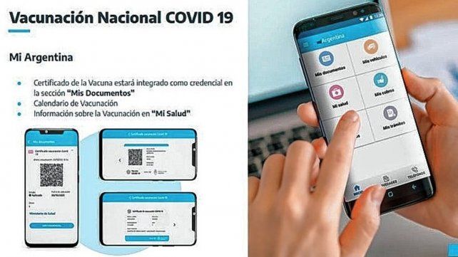 Argentinos vacunados en el exterior podrán obtener la constancia oficial