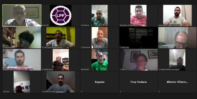 Autoridades de la LPF realizaron una reunión vía zoom