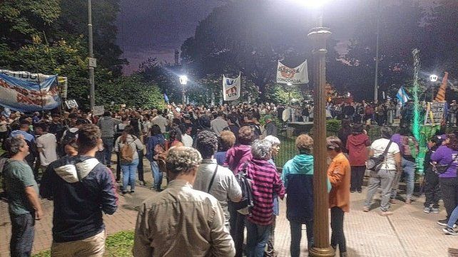 La concentración en Concordia fue en plaza Urquiza. La concentración en Concordia fue en plaza Urquiza.