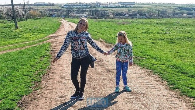 Desde Ucrania vino Aliona y hace cinco años regresó de visita con su hija, nacida en Argentina.