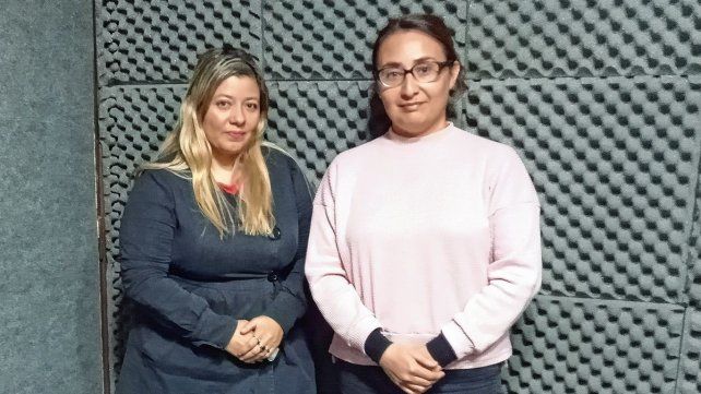 Lorena Rey y Daniela Rodríguez forman parte de la agrupación Yo sí puedo.