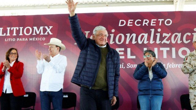 López Obrador nacionalizó por decreto 234.000 hectáreas de yacimientos de litio en México
