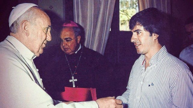 Marcelo Galeano tuvo el privilegio de compartir un almuerzo con el Papa en la JMJ en Río de Janeiro en 2013 Marcelo Galeano tuvo el privilegio de compartir un almuerzo con el Papa en la JMJ en Río de Janeiro en 2013