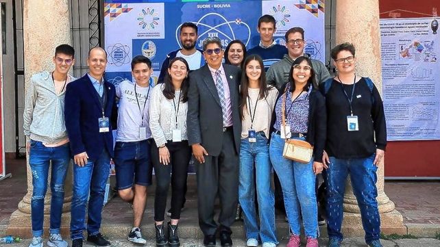 Los representantes. De la UNER calificaron al viaje como una hermosa experiencia, que les permitió conocer gente y lugares.