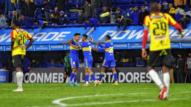 Boca Juniors dio vuelta el resultado y sumó su primer victoria en la Copa Libertadores.