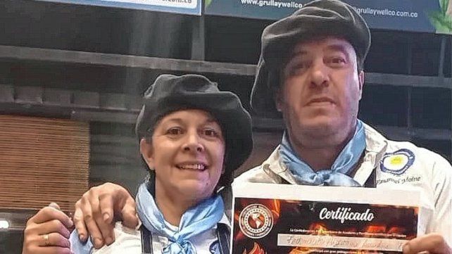 Lorena y Emanuel subieron al podio en Colombia