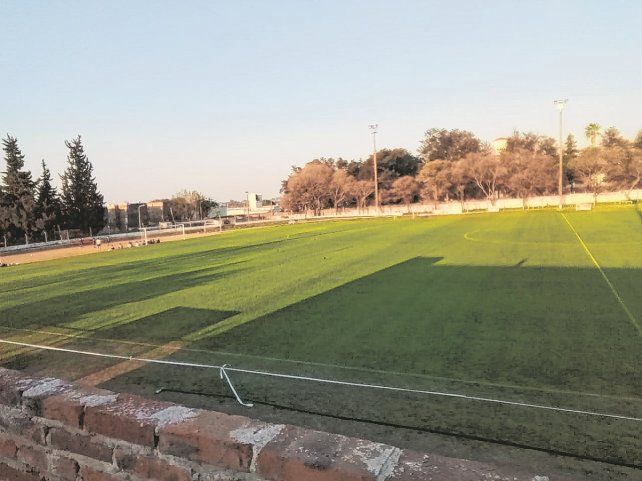 La cancha de Don Bosco otro de los escenarios donde Gentile aporta su granito de arena. Una de las gran apuesta del presidente Yamil Ismail.