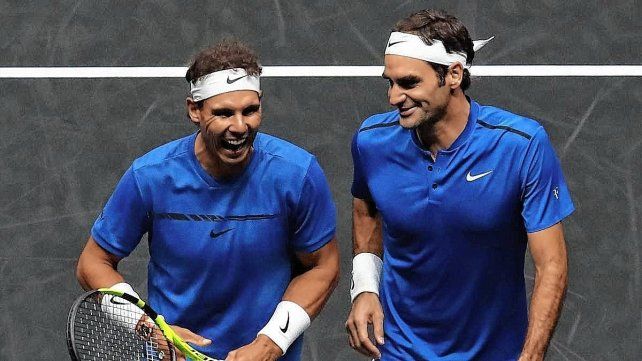 Roger Federer felicitó a Rafa Nadal por su Grand Slam N° 21