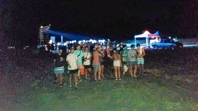 La fiesta terminó temprano el sábado en Chajarí.