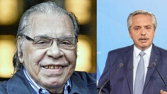 El Presidente despidió a Enrique Pinti