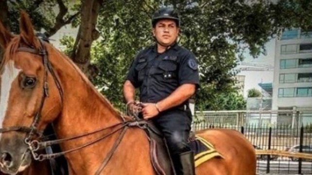 El Inspector Juan Pablo Roldán de 34 años. Tenía un hijo de 4 y fue asesinado a metros del Malba.