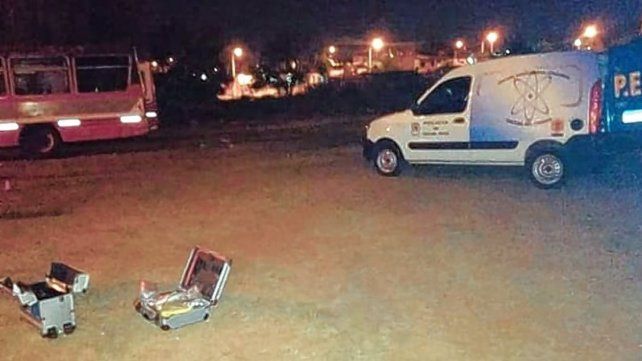 La escena del homicidio en Concordia. (Foto: El Sol)