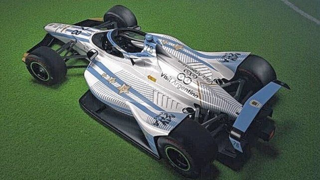Agustín Canapino lucirá estos colores en la Indy 500.