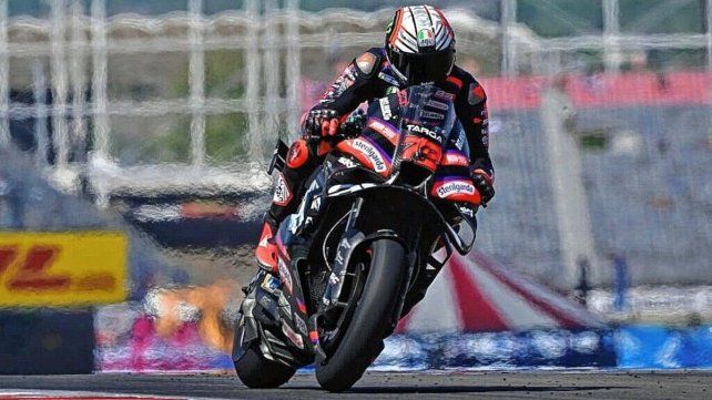 Marco Bezzecchi celebró en Texas. Marco Bezzecchi celebró en Texas.