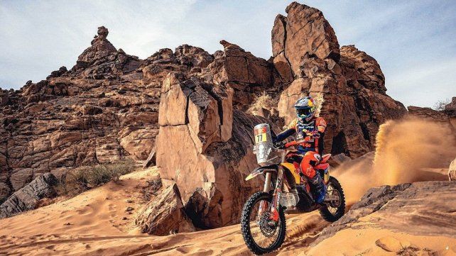 Luciano Benavides puso arriba a KTM. Luciano Benavides puso arriba a KTM.