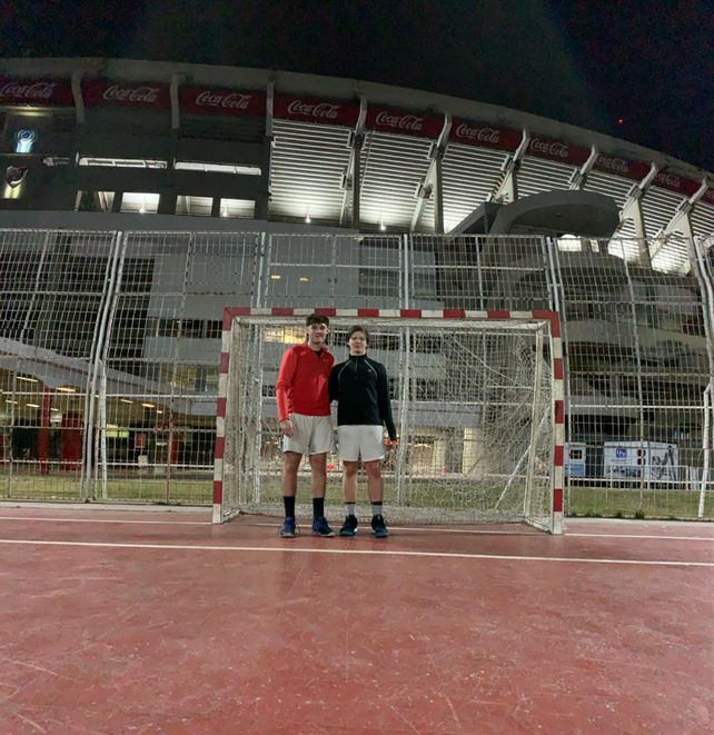 Gómez y Bahl juntos en River Plate