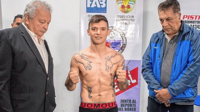 Marcos Martínez pasó por la balanza.