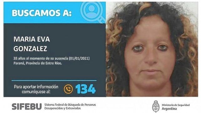 La búsqueda de María Eva González moviliza a organismos estatales de tres provincias.