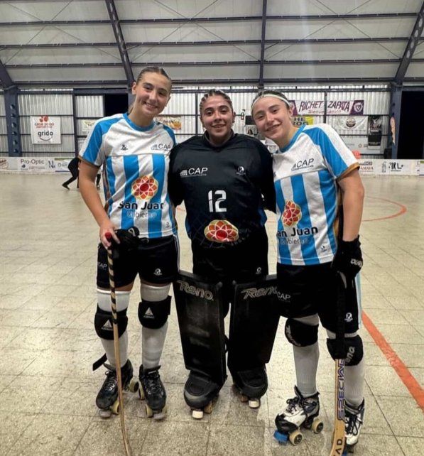 Emilia Carrivale (Neuquen), Sofía Broggi y Angelina Corvetto (Independiente Gchú). Emilia Carrivale (Neuquen), Sofía Broggi y Angelina Corvetto (Independiente Gchú).