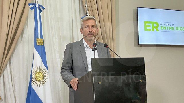 El gobernador, Rogelio Frigerio. El gobernador, Rogelio Frigerio.