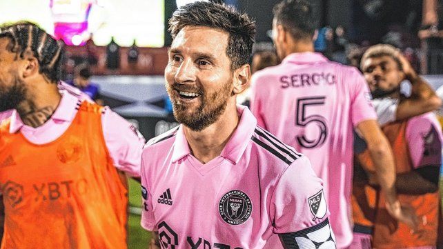 Lionel Messi se mostró feliz por el nuevo triunfo de su equipo. Lionel Messi se mostró feliz por el nuevo triunfo de su equipo.