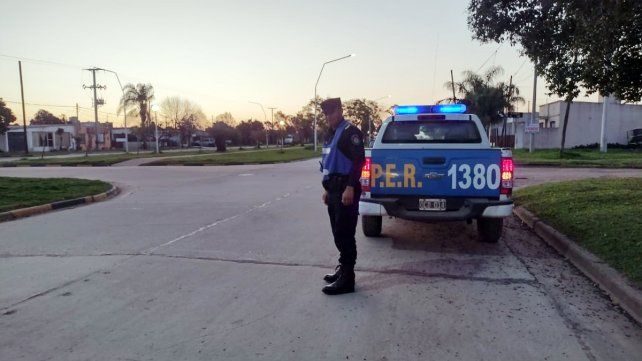 Este domingo se efectuaba un operativo en avenida Malarin y Colonia Catalina, donde se inició el hecho. 