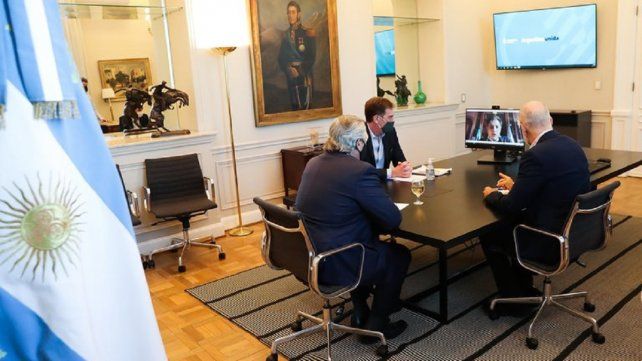 Alberto Fernández habló con gobernadores antes del anuncio.