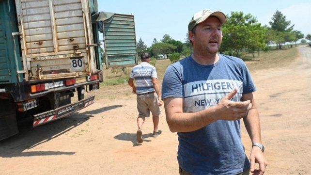 Mikhail Cicognini, dueño de un vivero en Concordia y uno de los impulsores de la iniciativa solidaria