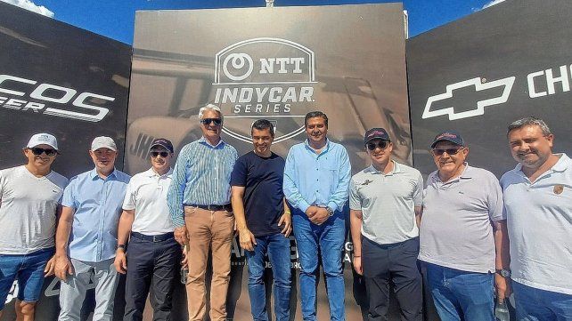 La comitiva de Indycar presente en Termas de Río Hondo.