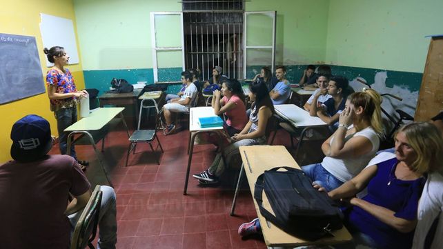 Sistema. La matrícula de las escuelas de adultos crece cada año. Actualmente hay 40.000 alumnos.