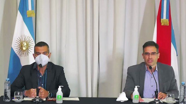 En la conferencia de prensa los funcionarios de Salud se explayaron sobre le plan de vacunación.