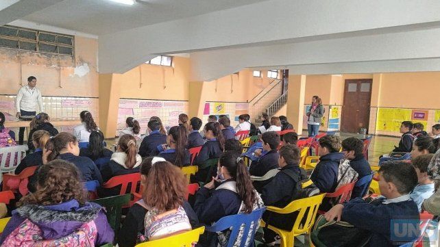 Interescolar. La instancia se desarrolló en el Instituto D-8 Santa María de Diamante.